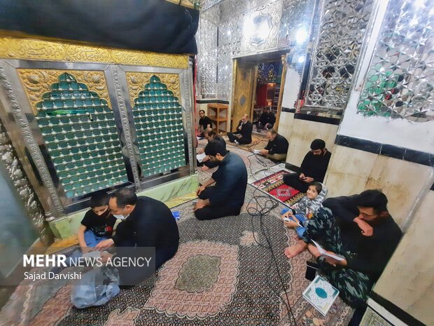 احیای شب بیست و سوم رمضان در امامزاده زیدبن علی خرم آباد
