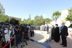 President Raeisi arrives in Qazvin province