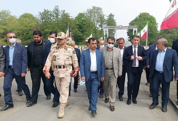 سفیر جمهوری آذربایجان از زیر ساخت های اقتصادی آستارا بازدید کرد