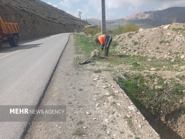 نصب دوربین ترددشمار و پلاک‌خوان در جاده خلخال – پونل 