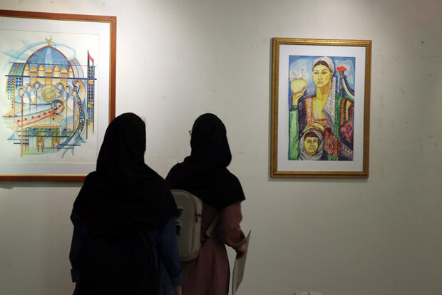 «سنگ صبور» افتتاح شد/ نمایش آثار هنرمندان فلسطینی در موزه فلسطین