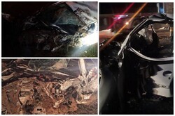 ۳ کشته و ۶ زخمی در تصادف ۲ خودرو در جاده حمیل به اسلام‌آبادغرب