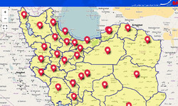 مشاهده اخبار راهپیمایی روز قدس بر روی نقشه ایران