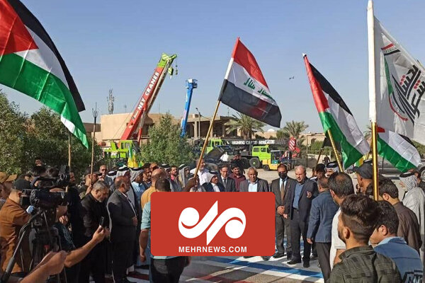 راهپیمایی عراقی‌ها در شهر بصره برای بزرگداشت روز جهانی قدس