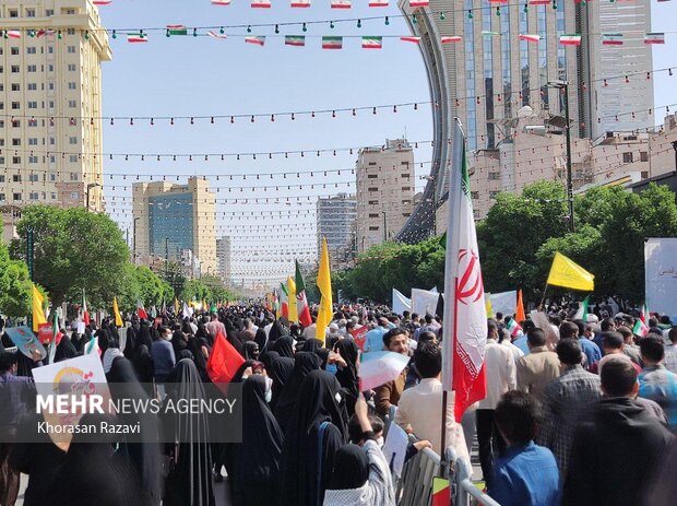 راهپیمایی روز قدس مشهد