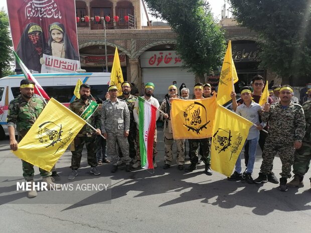 حضور پرشور علمای اهل سنت خراسان شمالی در راهپیمایی روز قدس