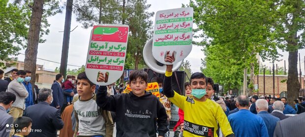 راهپیمایی باشکوه روز قدس در شهرستان های استان تهران