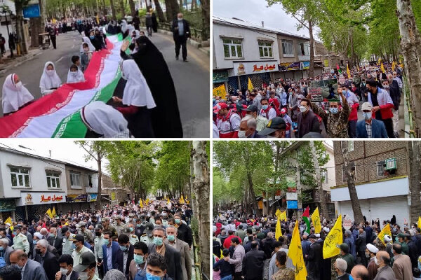 راهپیمایی باشکوه روز قدس در شهرستان های استان تهران