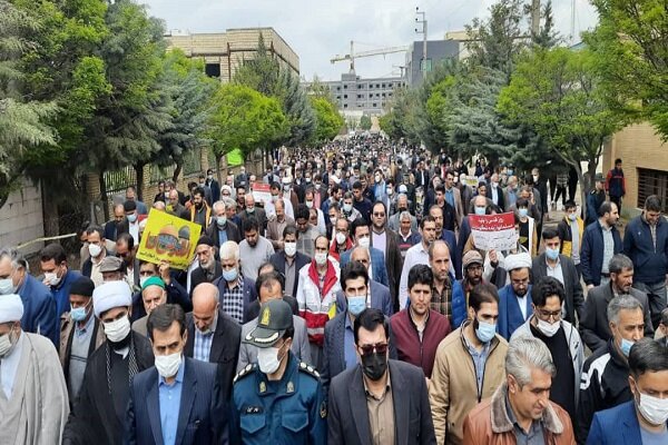 راهپیمایی باشکوه مردم رزن در روز جهانی قدس