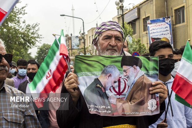 ڕێپێوانی رۆژی قودس لە کوردستان