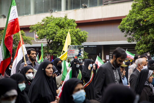 راهپیمایی روز قدس در ساری