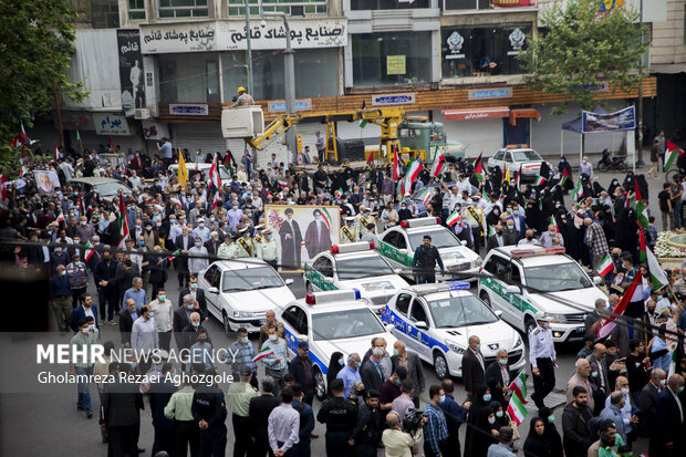 راهپیمایی روز قدس در ساری