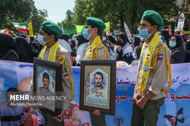 راهپیمایی روز قدس در بجنورد