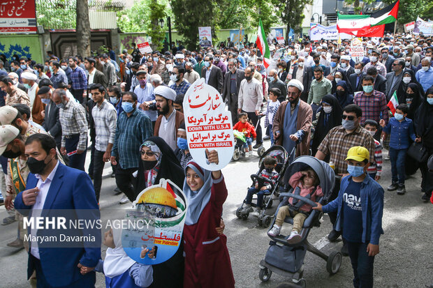 راهپیمایی روز قدس در بجنورد