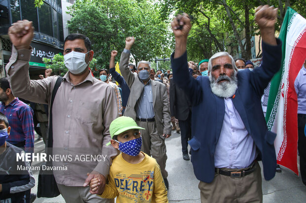 راهپیمایی روز قدس در بجنورد