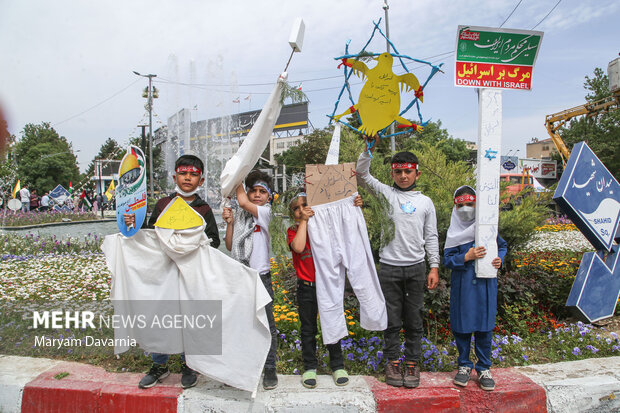 راهپیمایی روز قدس در بجنورد