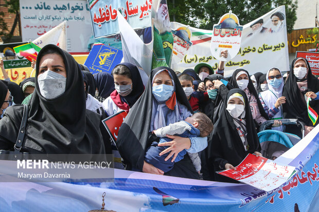 راهپیمایی روز قدس در بجنورد