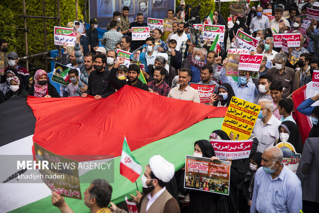 راهپیمایی روز جهانی قدس در میدان نقش جهان اصفهان