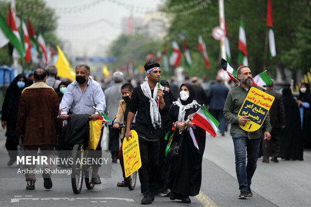 International Quds Day rallies in Tehran