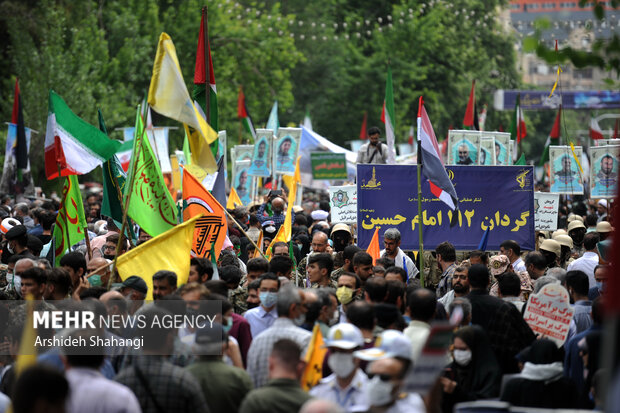 International Quds Day rallies in Tehran