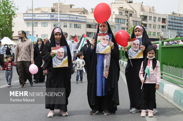 International Quds Day rallies in Tehran