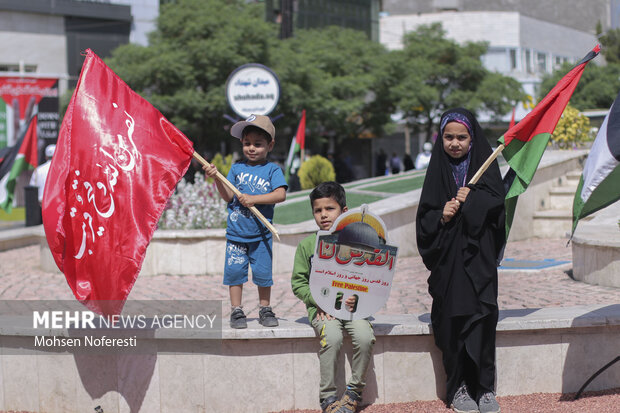 راهپیمایی روز قدس در بیرجند