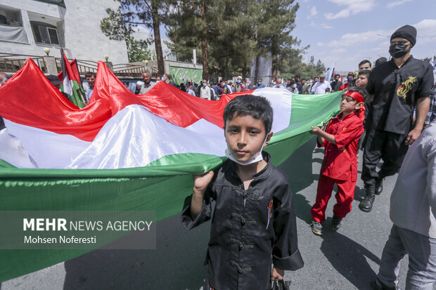 راهپیمایی روز قدس در بیرجند