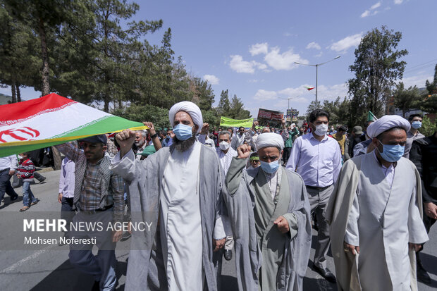 راهپیمایی روز قدس در بیرجند