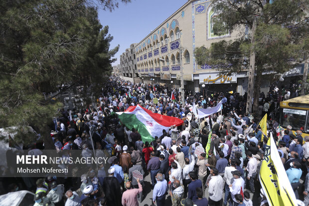 راهپیمایی روز قدس در بیرجند