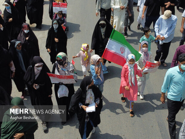 راهپیمایی روز قدس قشم