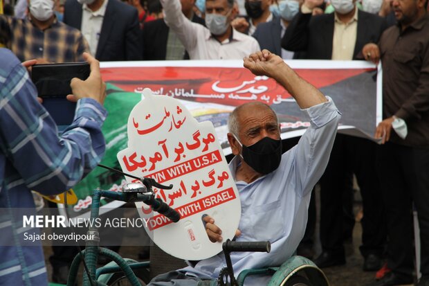 راهپیمایی روز قدس در اهواز