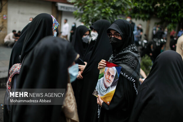 راهپیمایی روز جهانی قدس در تهران صبح جمعه ۹ اردیبهشت ۱۴۰۱ با حضور گسترده مردم برگزار شد