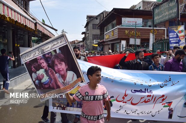 راهپیمایی روز جهانی قدس در کشمیر