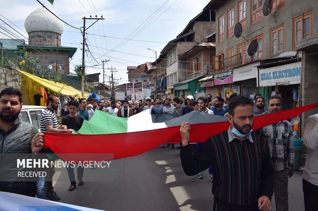 راهپیمایی روز جهانی قدس در کشمیر