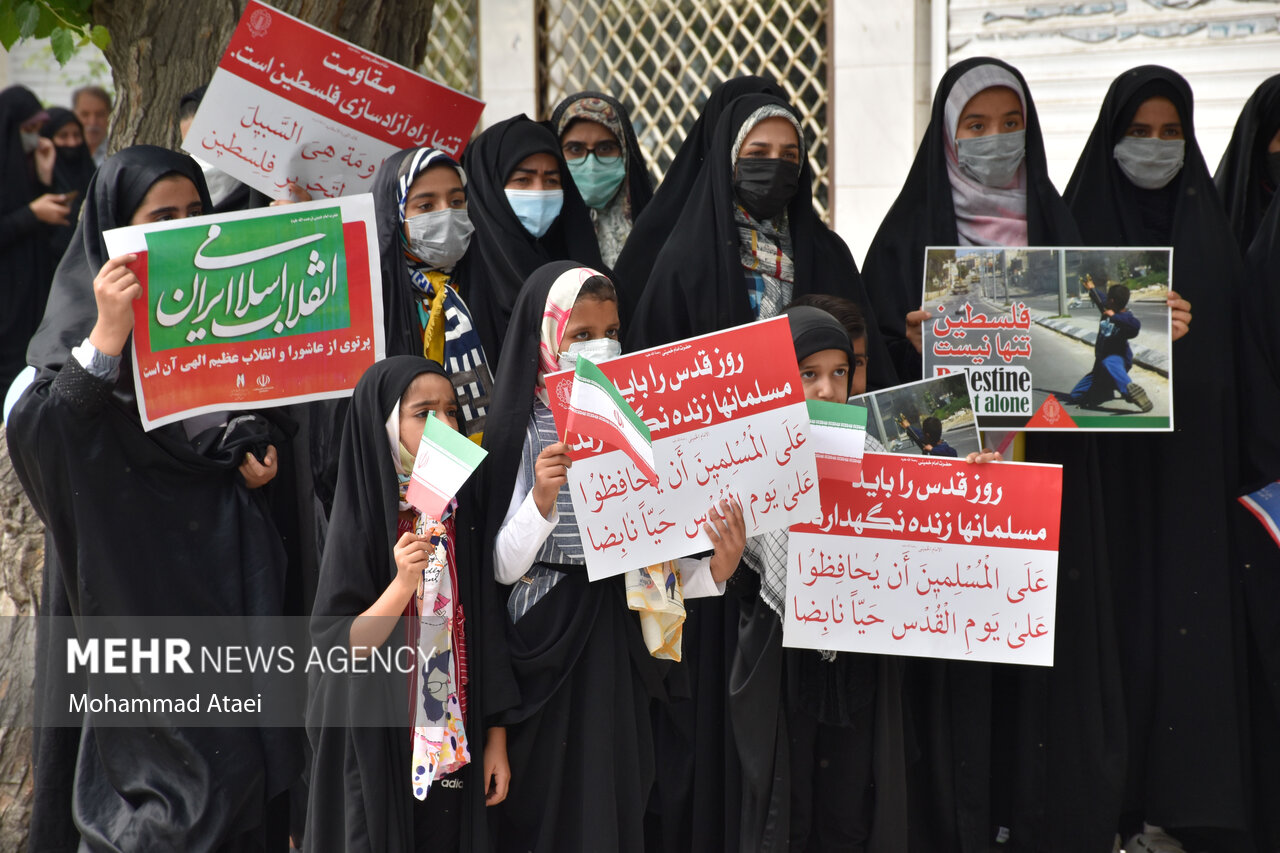 راهپیمایی روز قدس در «دورود»