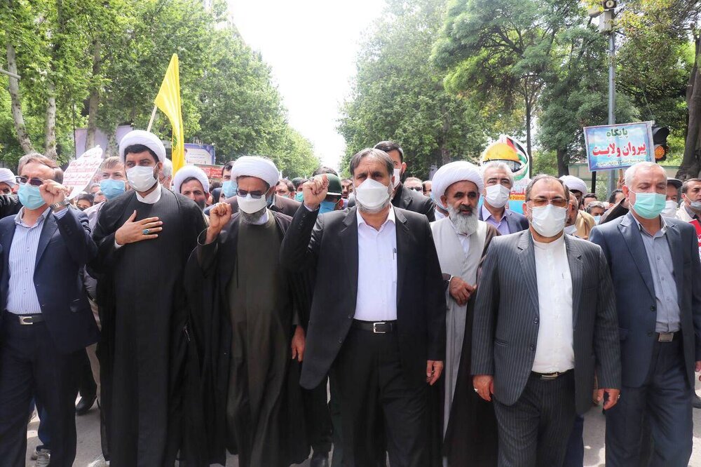 مردم ایران در قرن جدید نیز برای دفاع از مظلومان در صحنه هستند