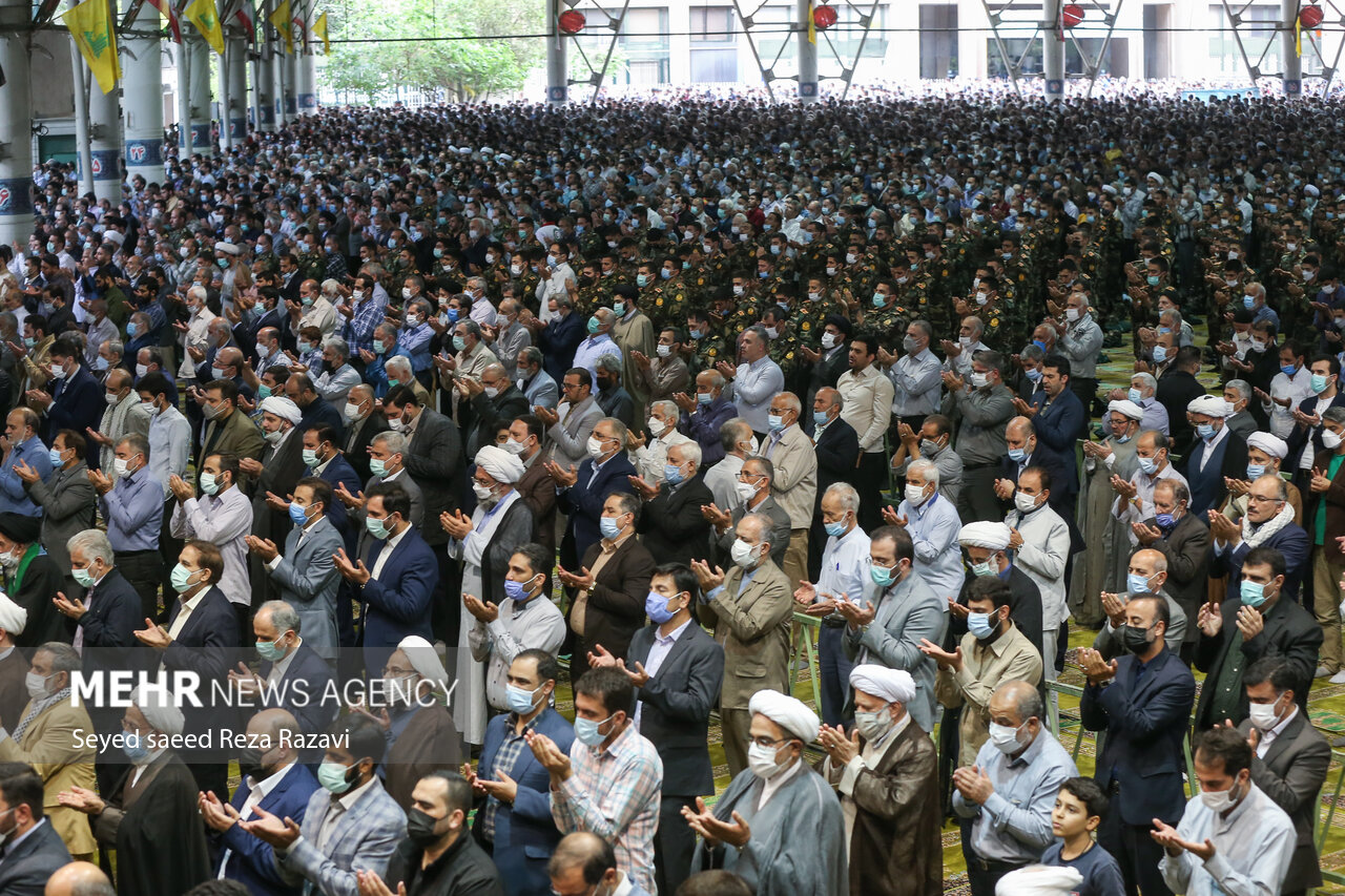 نماز عید سعید قربان در مصلای امام خمینی تهران برگزار شد