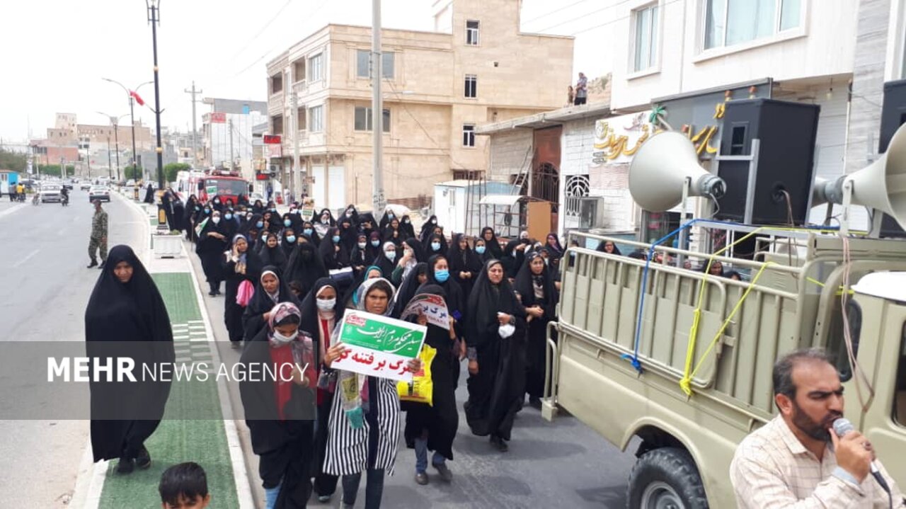 مراسم راهپیمایی روز جهانی قدس در سیراف برگزار شد