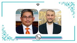 Iran, Brunei Darussalam FMs discuss Palestine, ties by phone