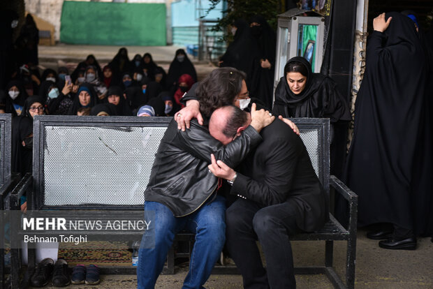 Talebzadeh funeral ceremony