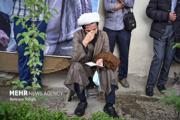 Talebzadeh funeral ceremony