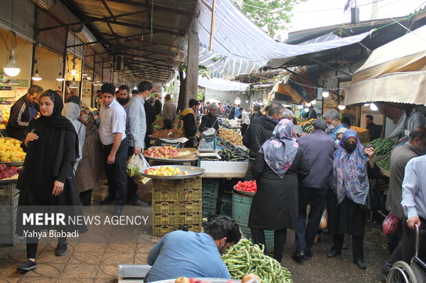 بازار گیاهان بهاری کرمانشاه