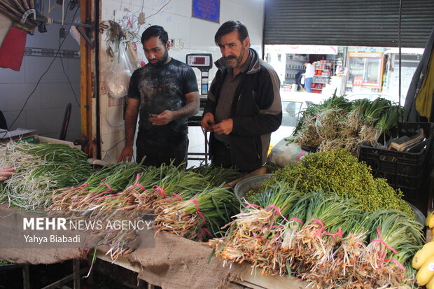 بازار گیاهان بهاری کرمانشاه