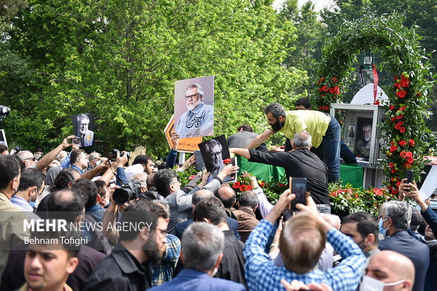 Talebzadeh funeral ceremony