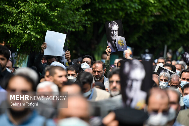 Talebzadeh funeral ceremony