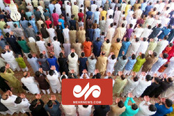 نماز عید فطر در پیشاور پاکستان برگزار شد