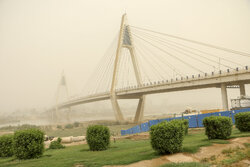 هوای برخی شهرهای خوزستان غبارآلود می‌شود
