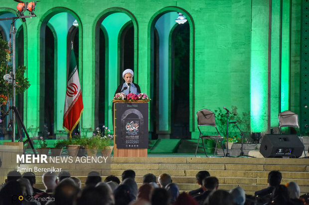 Closing ceremony of Saadi week in Shiraz