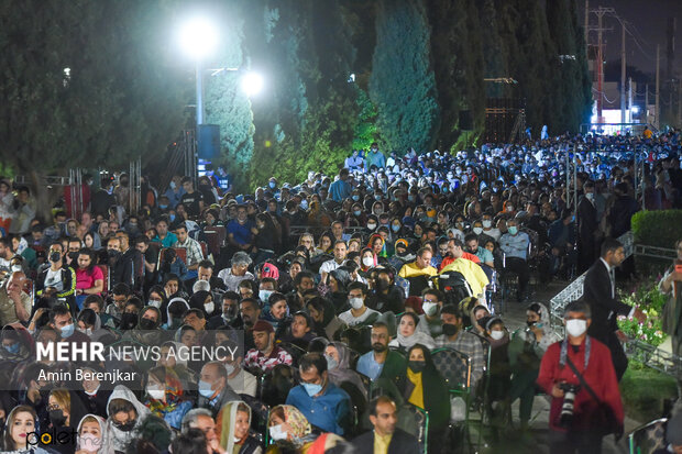 Closing ceremony of Saadi week in Shiraz