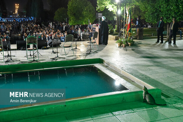 آیین اختتامیه هفته بزرگداشت سعدی در شیراز
